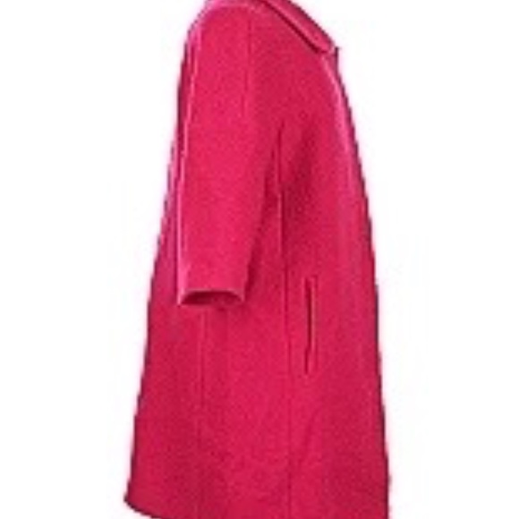 Ann Taylor Pink Wool Coat Size L - Picture 3 of 6